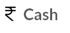 pay by cash